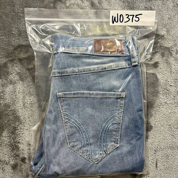 Hollister Jeans Women’s 3R 26x30‎ Blue High Rise Super Skinny Distressed NWT - Picture 14 of 14